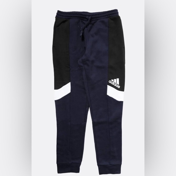 Adidas essentials mens colorblock sweatpants Sz Medium - Picture 1 of 6